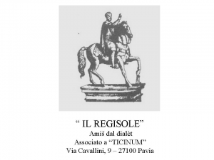 regisole amis dal dialet