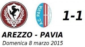 arezzo pavia 1-1