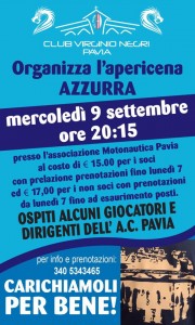 club negri pavia 2015-09-09  locandina