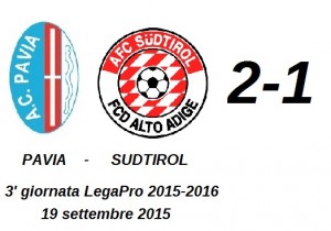 pavia sudtirol 2-1