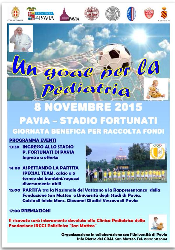 vaticano calcio pediatria