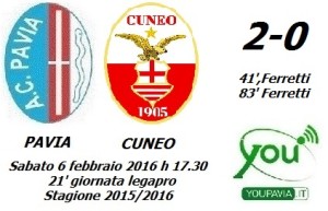 pavia cuneo 2-0 2016-02