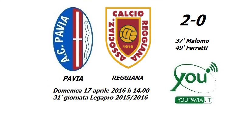 Pavia-Reggiana 2-0 2016-04