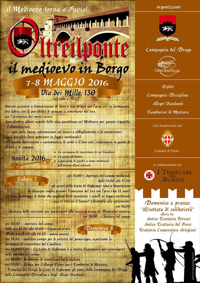 oltreilponte locandina pavia medioevo