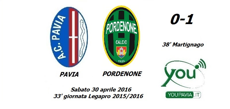 Pavia-Pordenone 0-1 2016-04