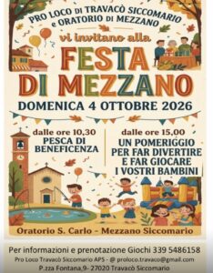 TRAVACO’SICCOMARIO festa di Mezzano